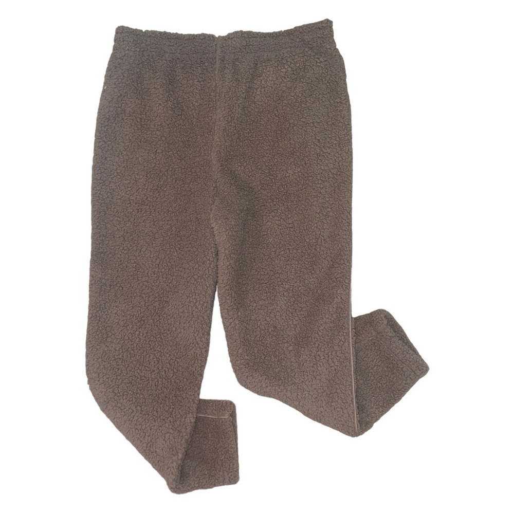 SKIMS Taupe Teddy Jogger Lounge Pants in size large - Picture 2 of 10